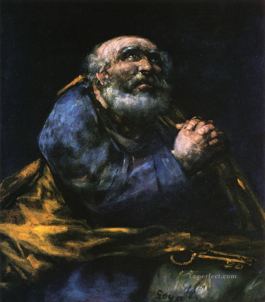 El Arrepentido San Pedro Francisco de Goya Pintura al óleo
